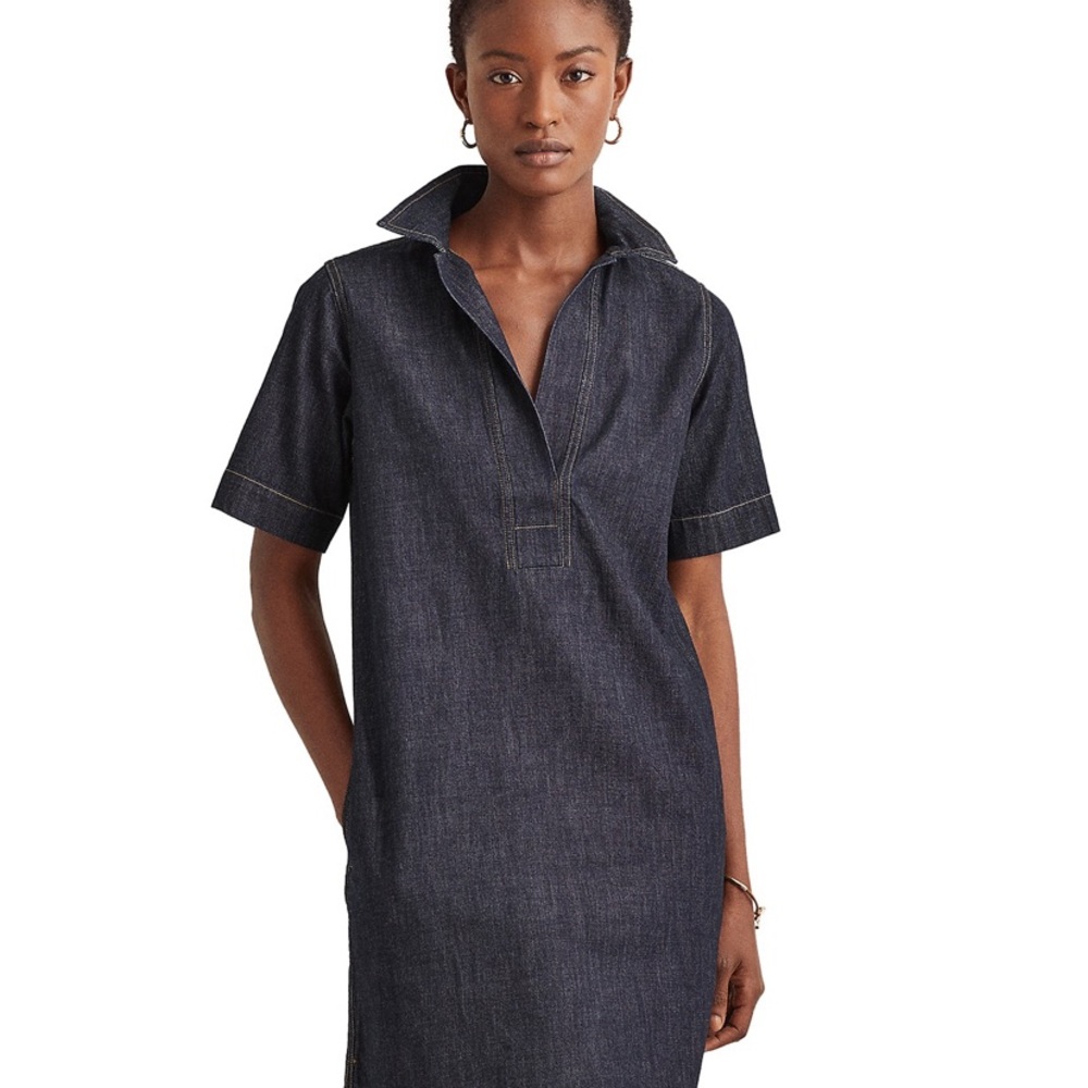NEW Ralph Lauren Soft Denim Dress Size XS